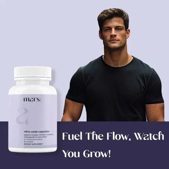 Mars Nitric Oxide Capsules – Free & Fast Shipping, Pack of 2