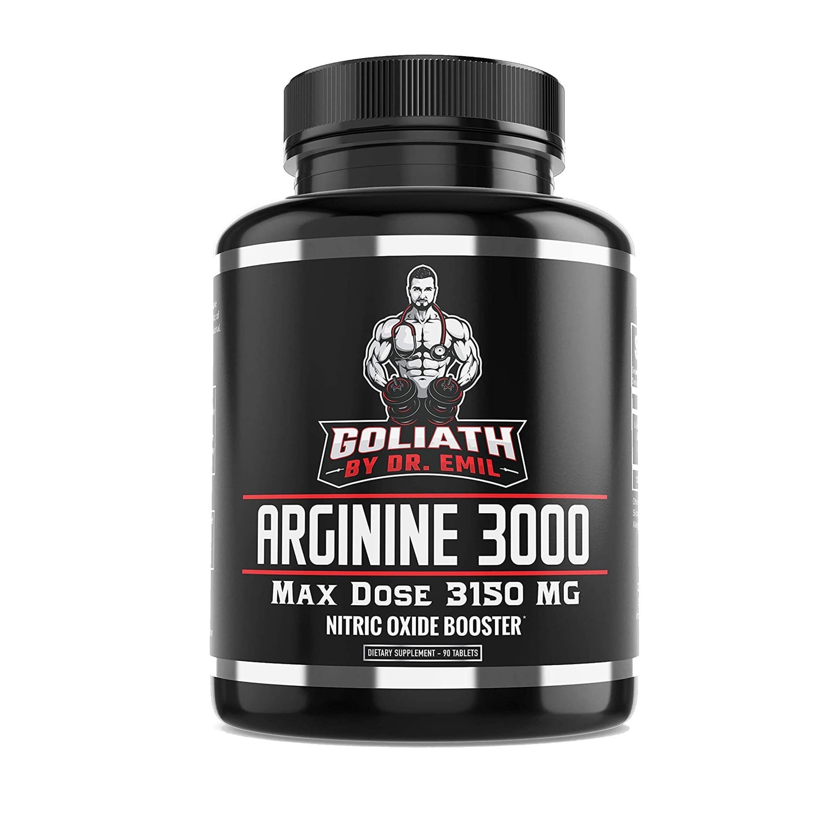 High-Dose Nitric Oxide Booster 3000mg – Supports Blood Flow, Muscle Growth & End