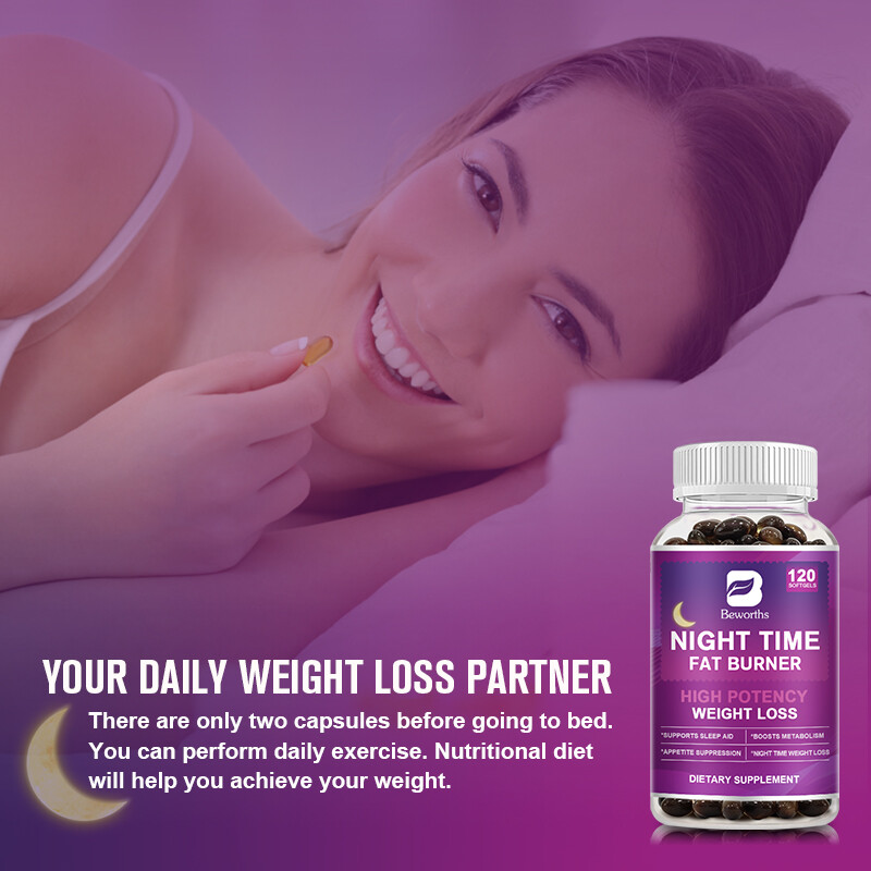 Night Time Fat Burner Supplement For Fat Burn Weight Loss Appetite Suppressant