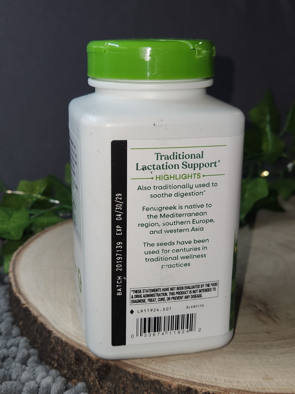 Nature’s Way Fenugreek Seed Supplement, 320 Count Lactation Support Exp 4/29