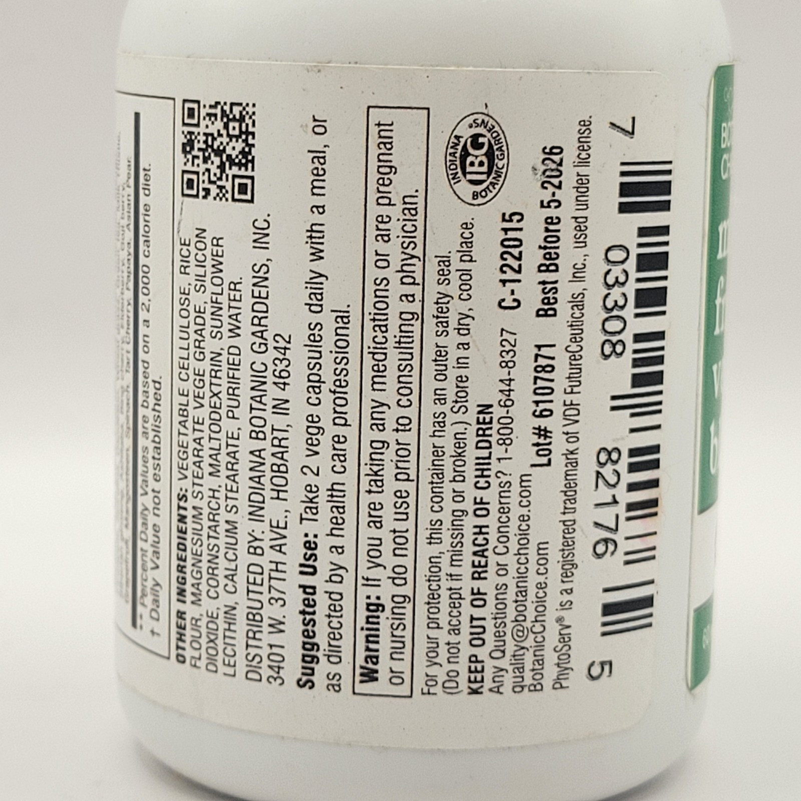 Botanic Choice Mega Fruits & Veggies Blend | 60 Vege Capsules | 42 Fruits & Veg