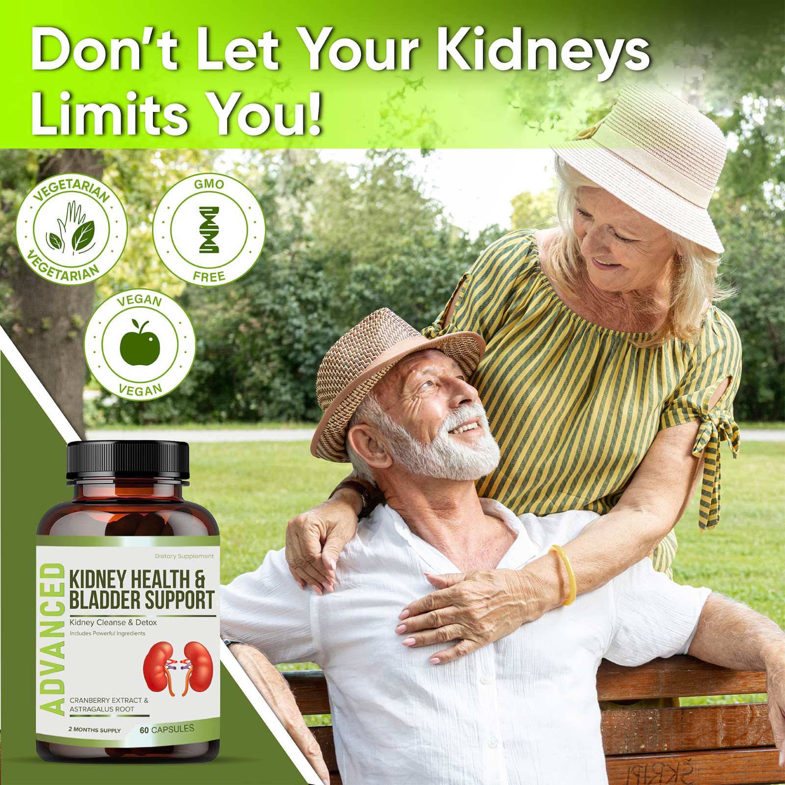 Kidney Cleanse Detox & Repair and Bladder Support- Supplement for Kidney Restore