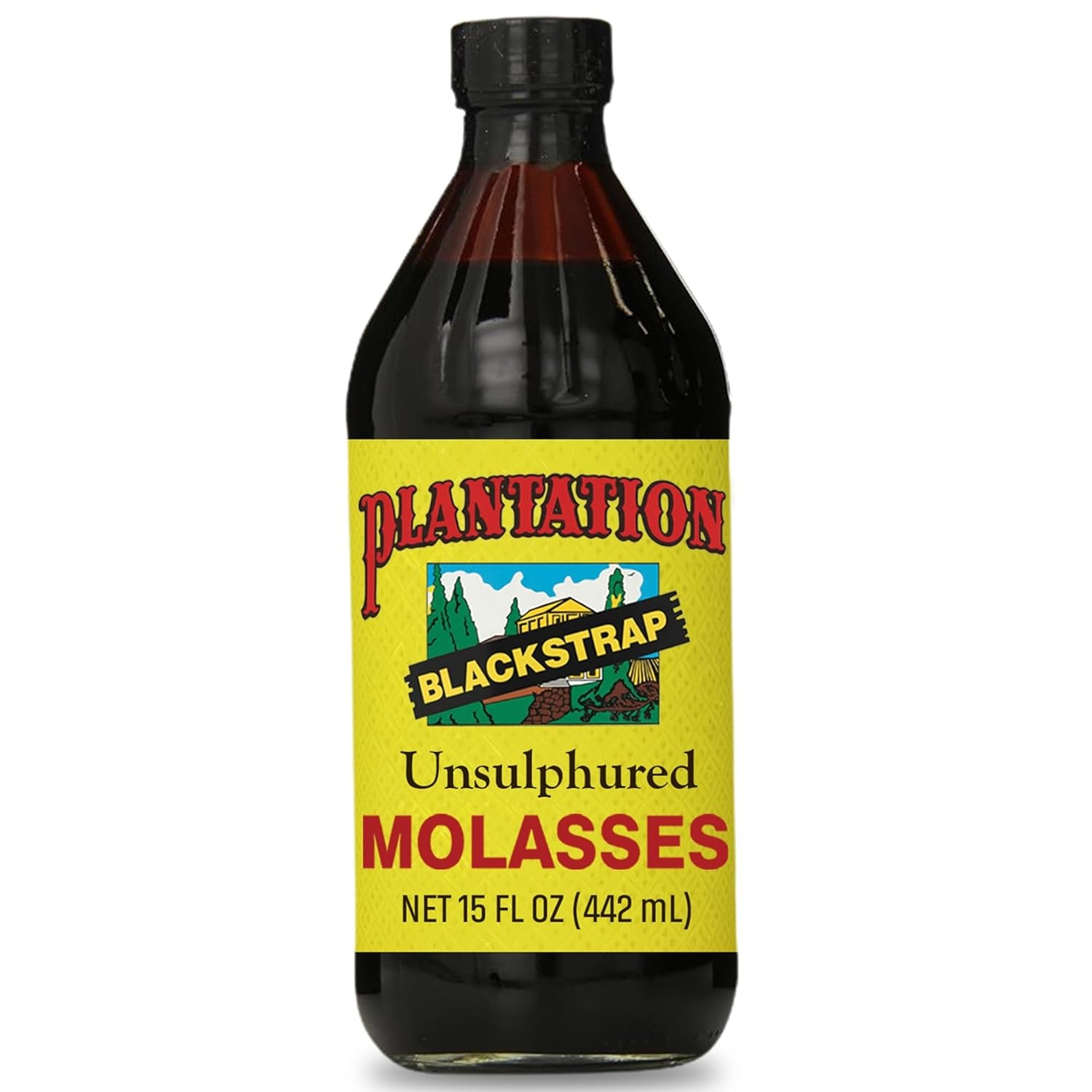 Plantation Blackstrap Molasses 15 oz (15 Fl Oz (Pack of 15 1)