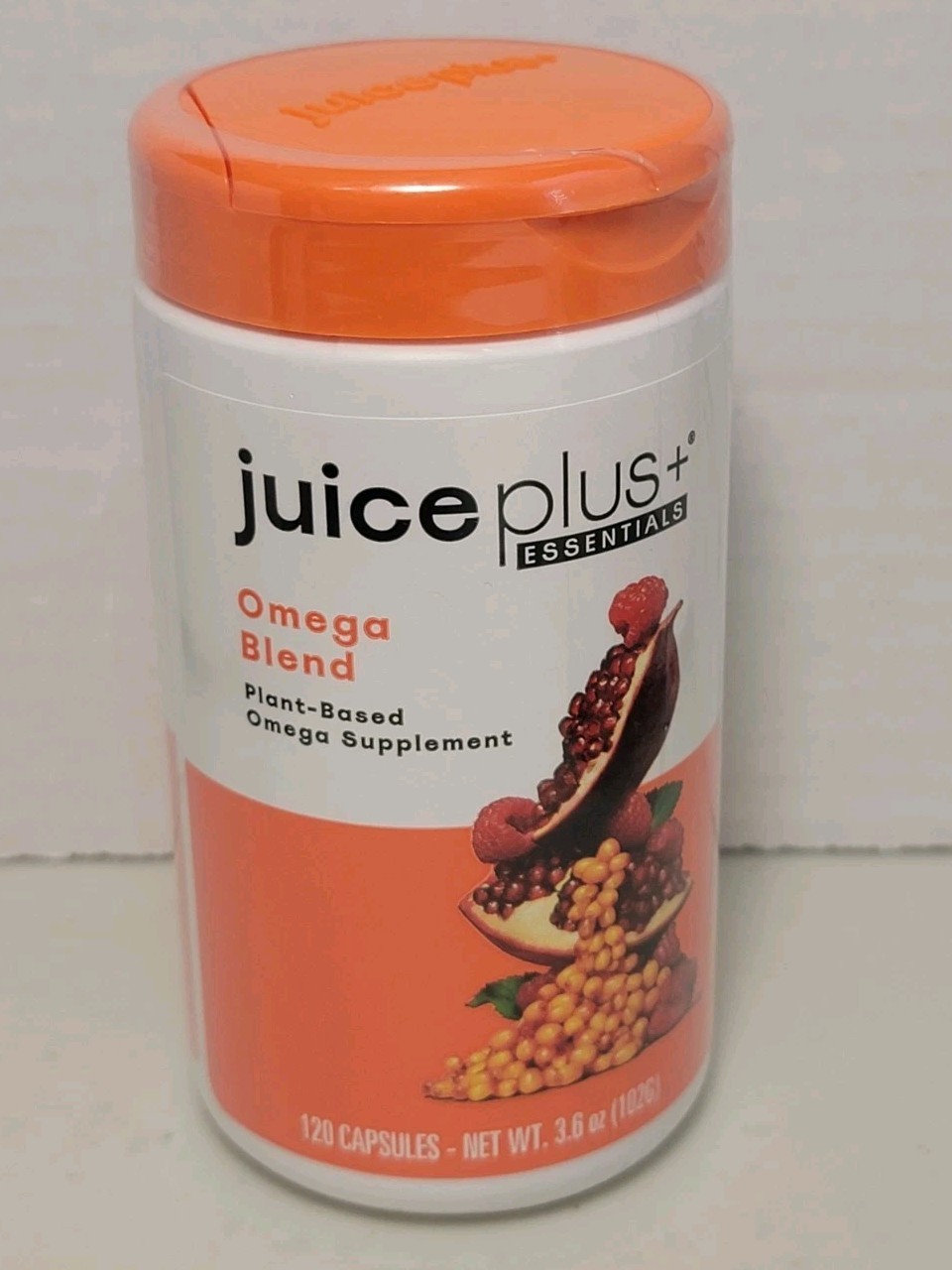Juice Plus+ Omega Blend Fish-Less No Aftertaste Omega For Brain Vision 120 Caps