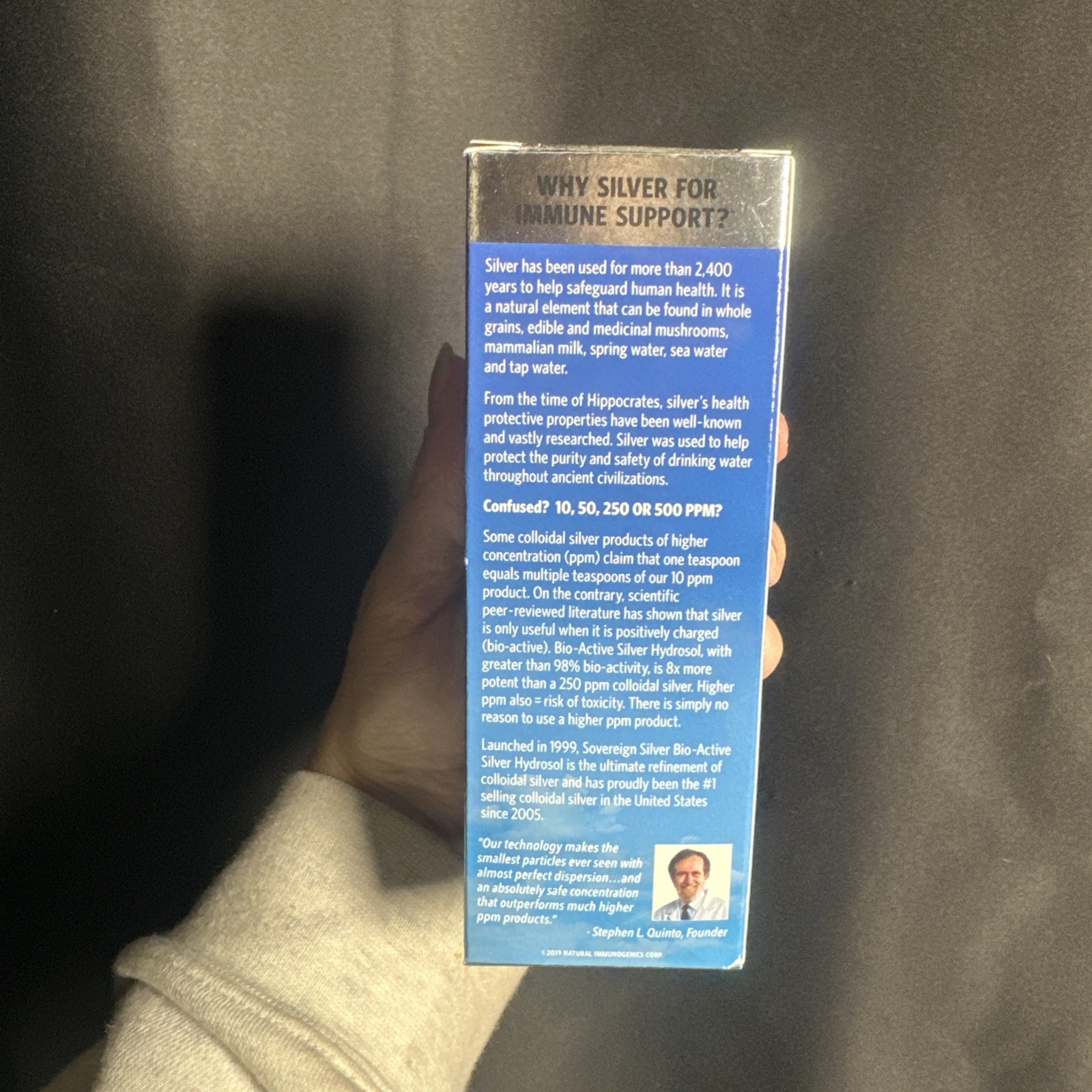 Sovereign Silver – Bio-Active Silver Hydrosol, Exp. 01/2027