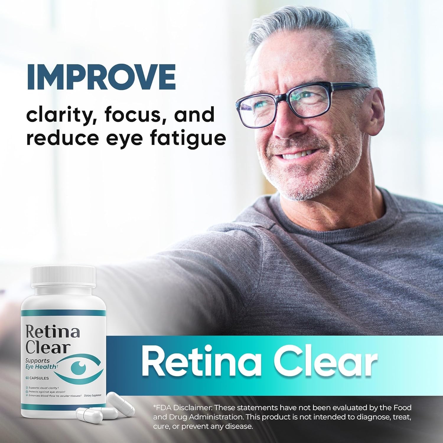 3X Vision Support Supplement–Eye Health Formula with Lutein,Zeaxanthin,Quercetin