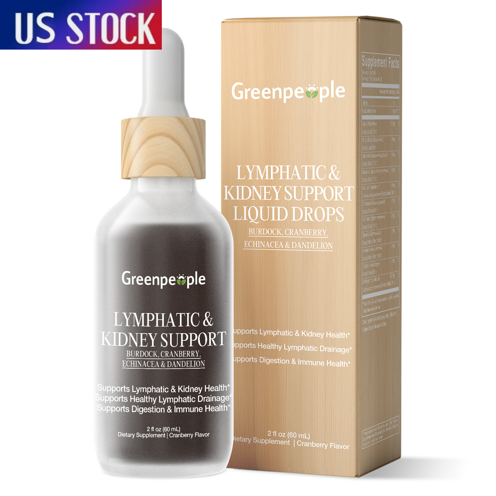 Lymphatic & Kidney Support Drops- Detox, Bloat Relief & Immune Support 60ml