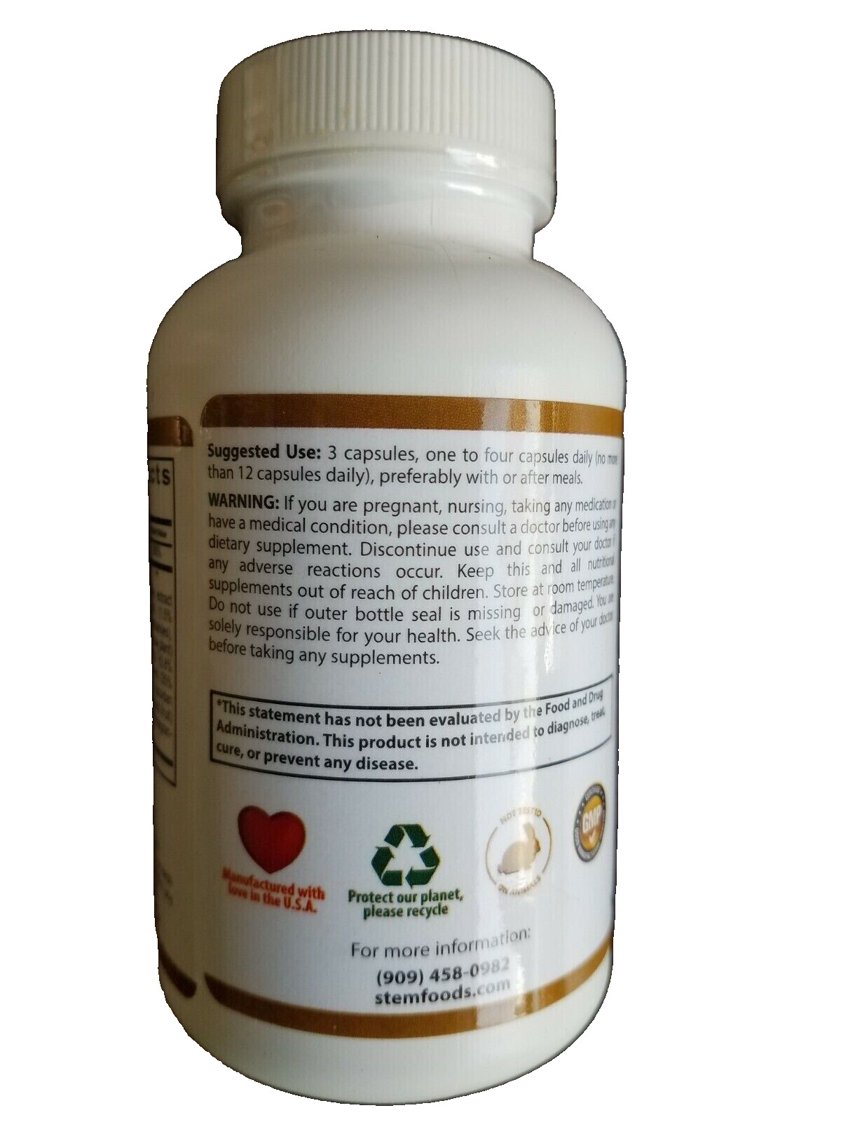 2 STEM ALIVE STEM FOODS HOLISTICS CELULAS MADRE 180 CAPS