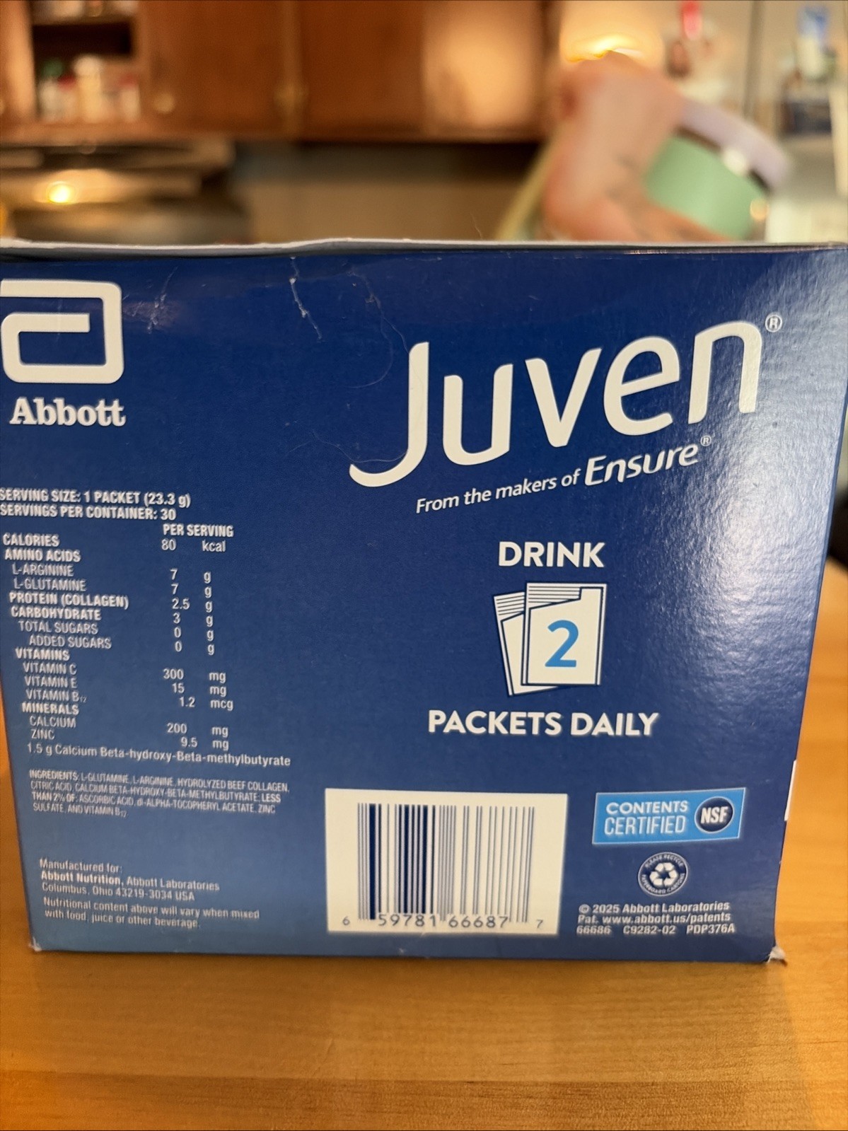 Abbott Juven Therapeutic Nutrition Powder – Unflavored, Pack of 30