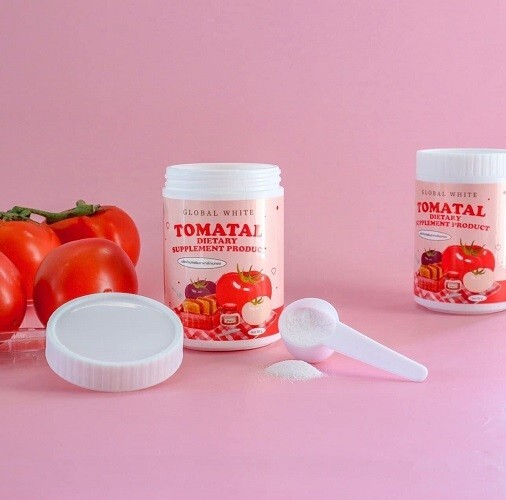 3X Global White Tomatal Tomato Powder Drink Acne Nourish Beautiful & White Skin