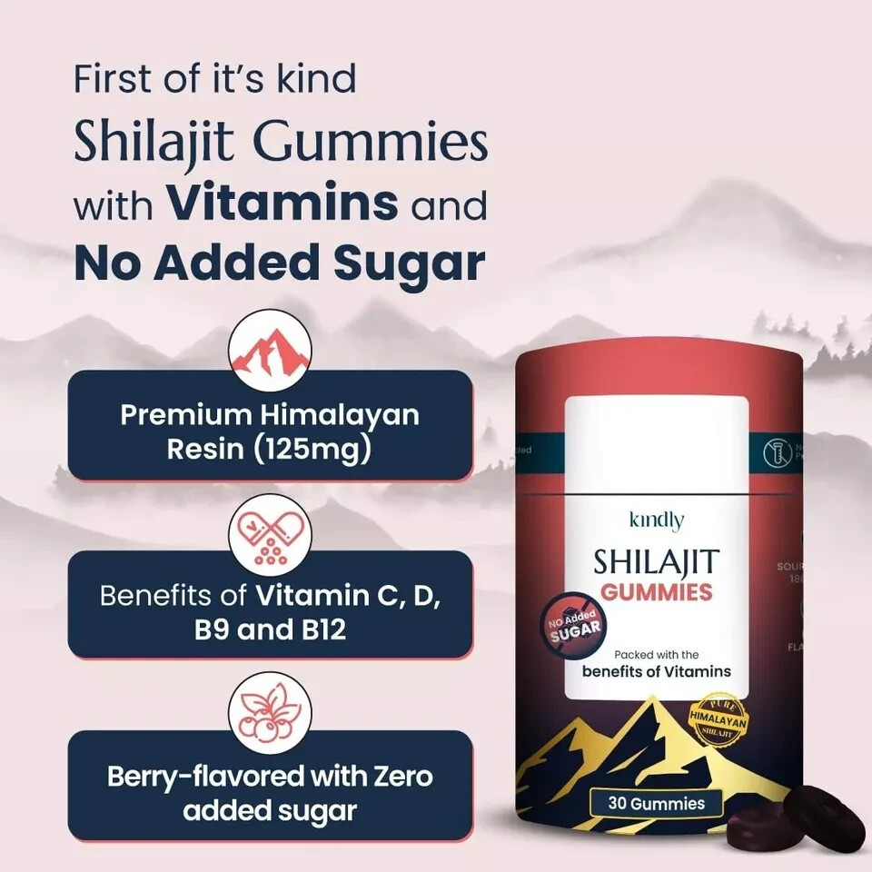 Pure Original Himalayan Shilajit Gummy | 30 Shilajeet Gummies | No Added Sugar