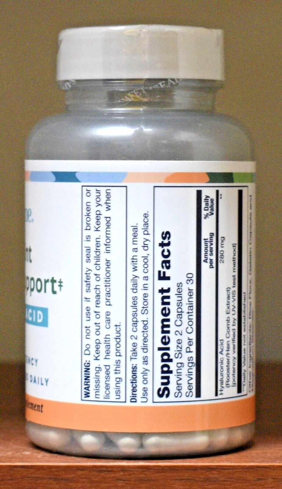 LifeTime Hyaluronic Acid 60 Capsules 140 mg Natural Premium Quality
