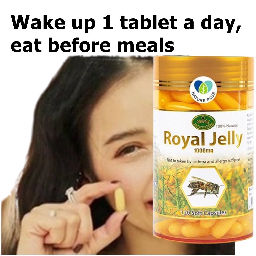 4X Nature’s King Royal Jelly 1000 mg Soft 100% Natural Australia 120 Capsules NE