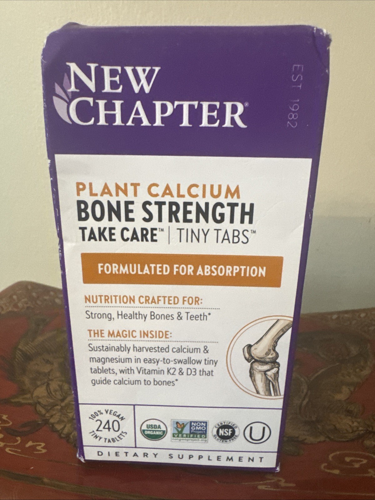New Chapter Bone Strength Take Care Tiny Tabs – 240 Tablets