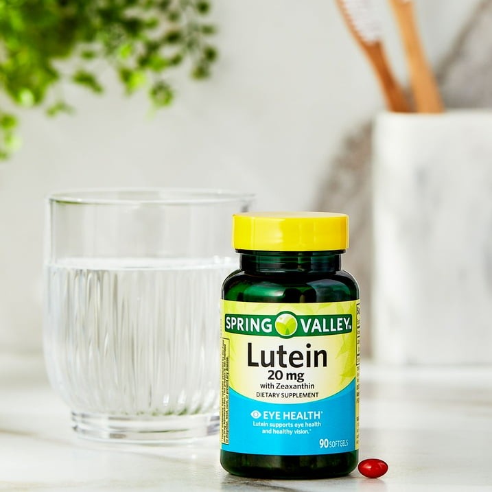 Spring Valley Lutein with Zeaxanthin Softgels 20 mg 90 Count
