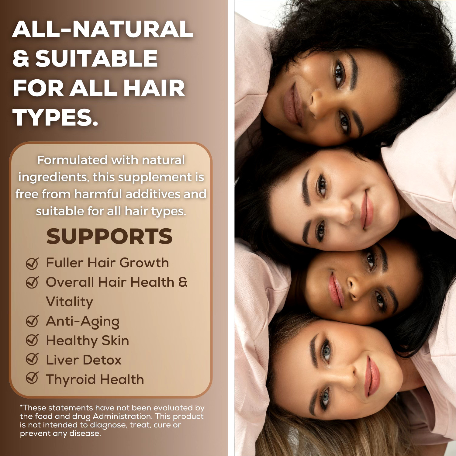 Dr. Berg’s Hair Formula Supports Healthy Hair Nails Skin+ 90 Tabs Exp 02/25+