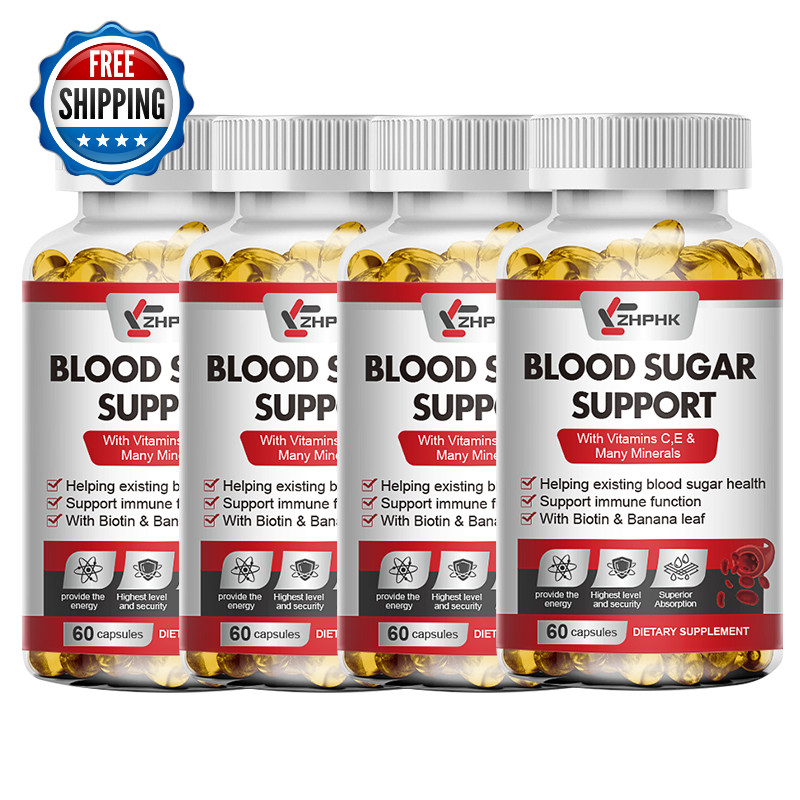 Blood Balance – Blood Sugar Support & Blood Pressure Supplement 4x 60 Capsules