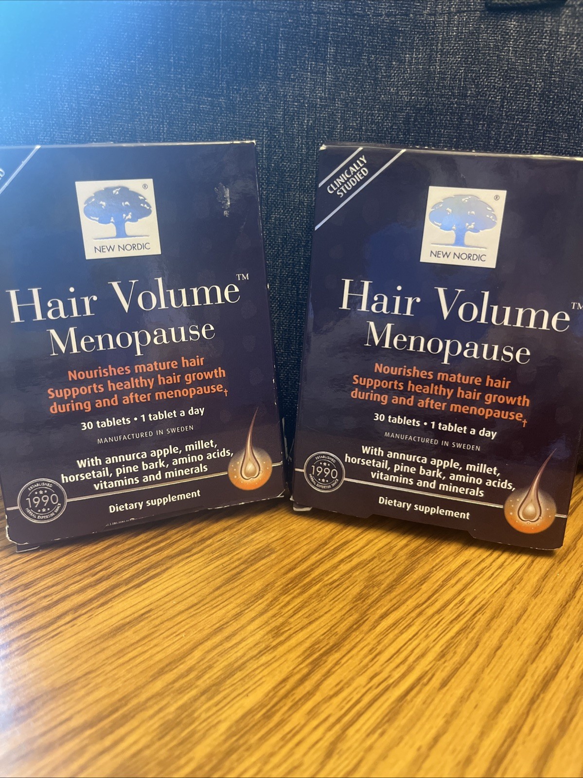 Pack of 2 Nordic Hair Volume Menopause Healthy Hair Growth New/Sealed