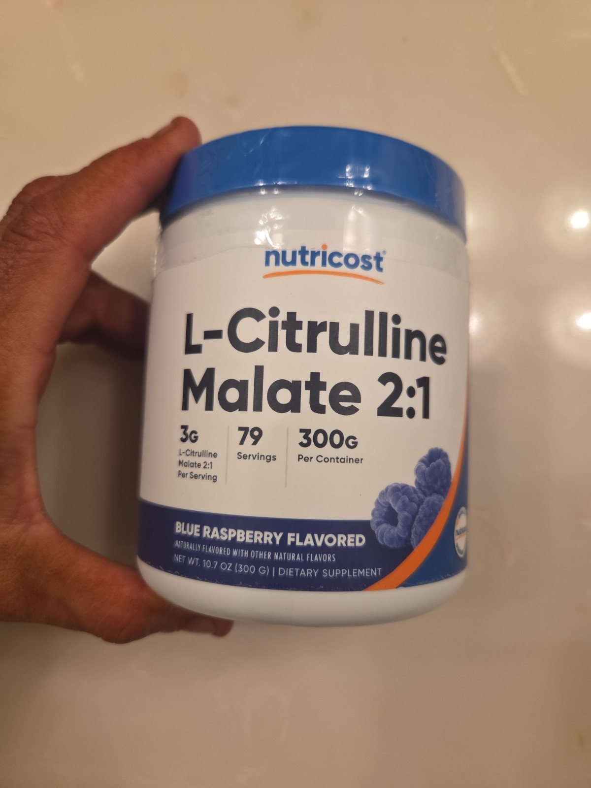 L-Citrulline Malate 2:1 (300 Grams) (Blue Raspberry)