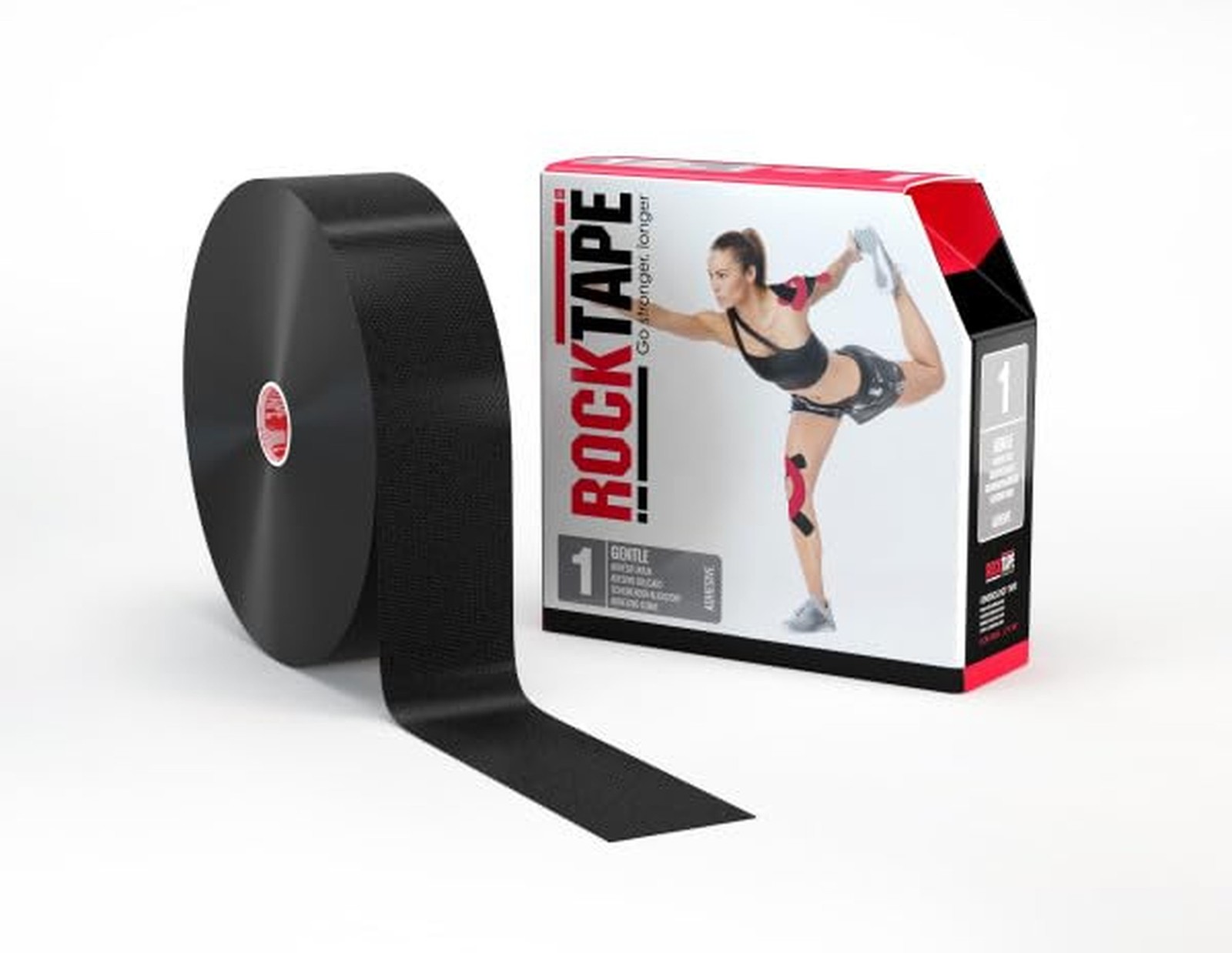 RockTape Uncut Bulk Kinesiology Tape, Continuous Roll (Packaging May Vary)