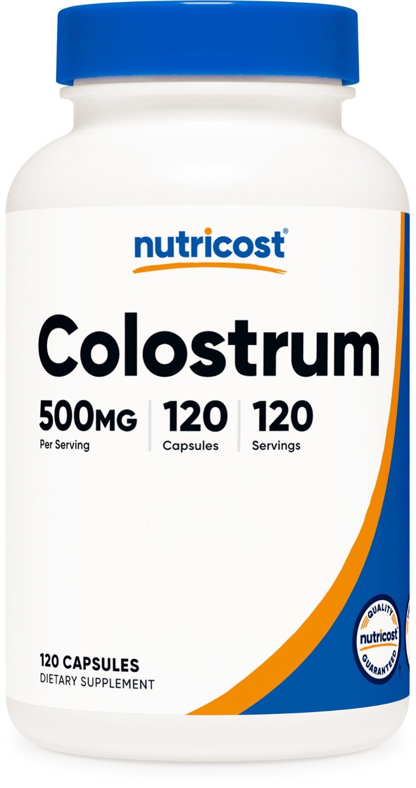 Nutricost Colostrum Capsules 500mg, 120 Capsules – Gluten Free, Non-GMO