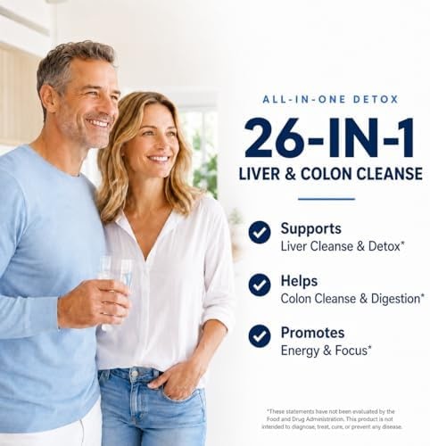 Liver & Colon Cleanse – 2X Stronger – Liver Cleanse Detox & Repair – Colon Cl…