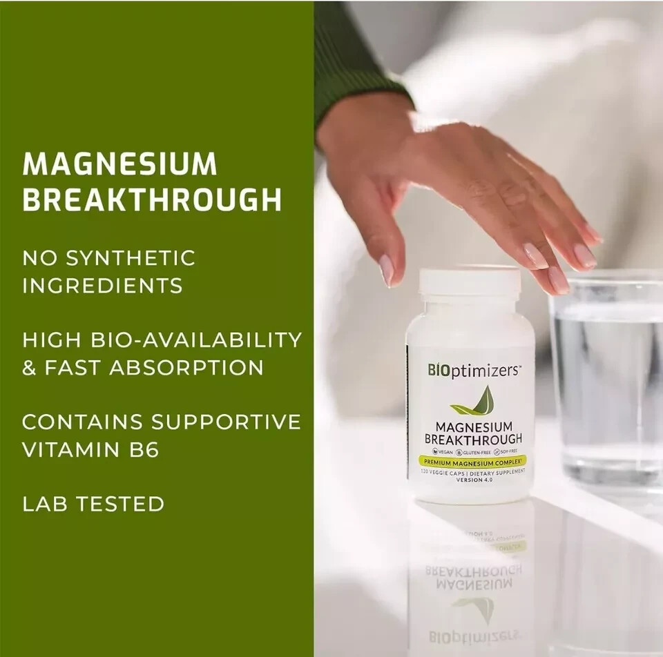 Magnesium Breakthrough all 7 essential forms – 60 capsules 250mg ea