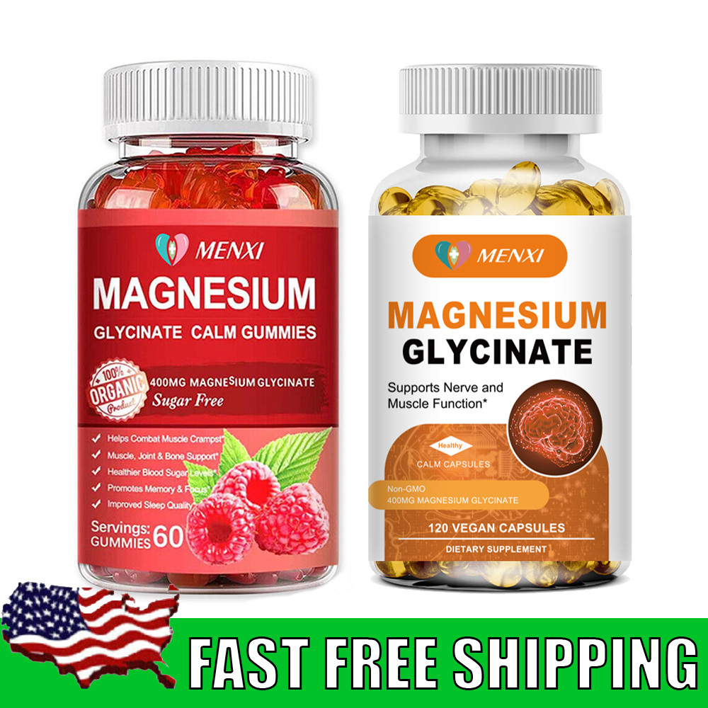 Magnesium Glycinate Advanced Complex Formula Gummies With Vitamin D3 Strong Bone