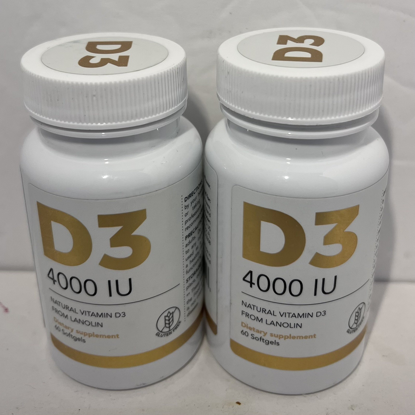 Visanto Vitamin D3 From Lanolin 4000lU -60capsules 2pack-exp03/26