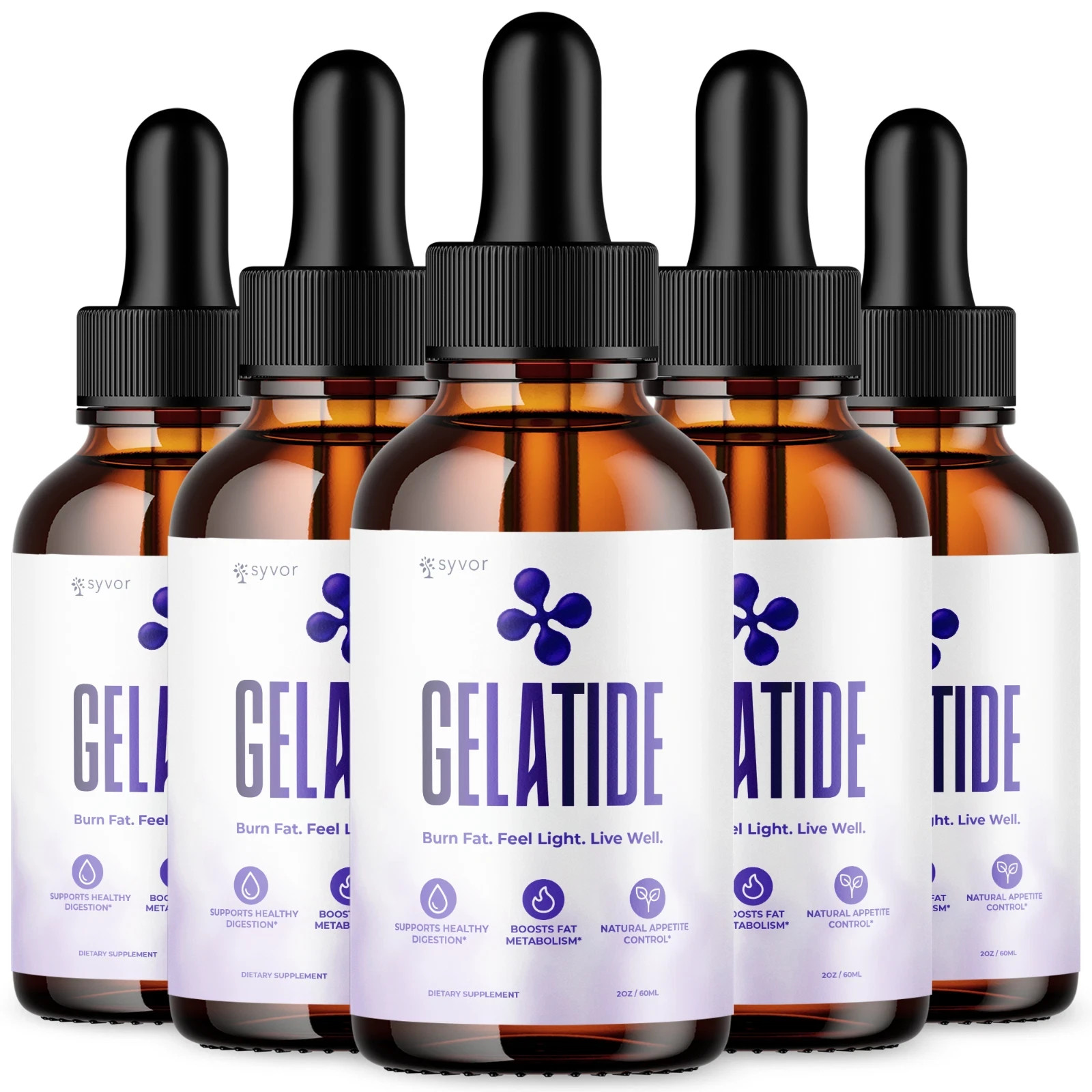 (3 Pack) Gelatide Drops Advanced Health & Fitness Vitamin Gela Tide 30 Servings