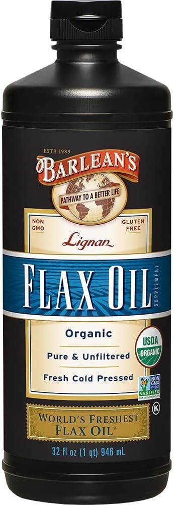 Barlean’s Organic Lignan Flax Oil 32 fl.oz