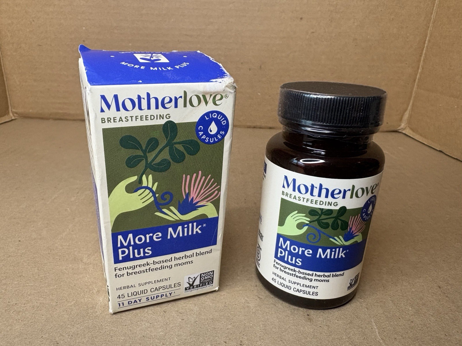 NewMotherlove More Milk Plus Supports Lactation 45 Capsules Exp 1/2029