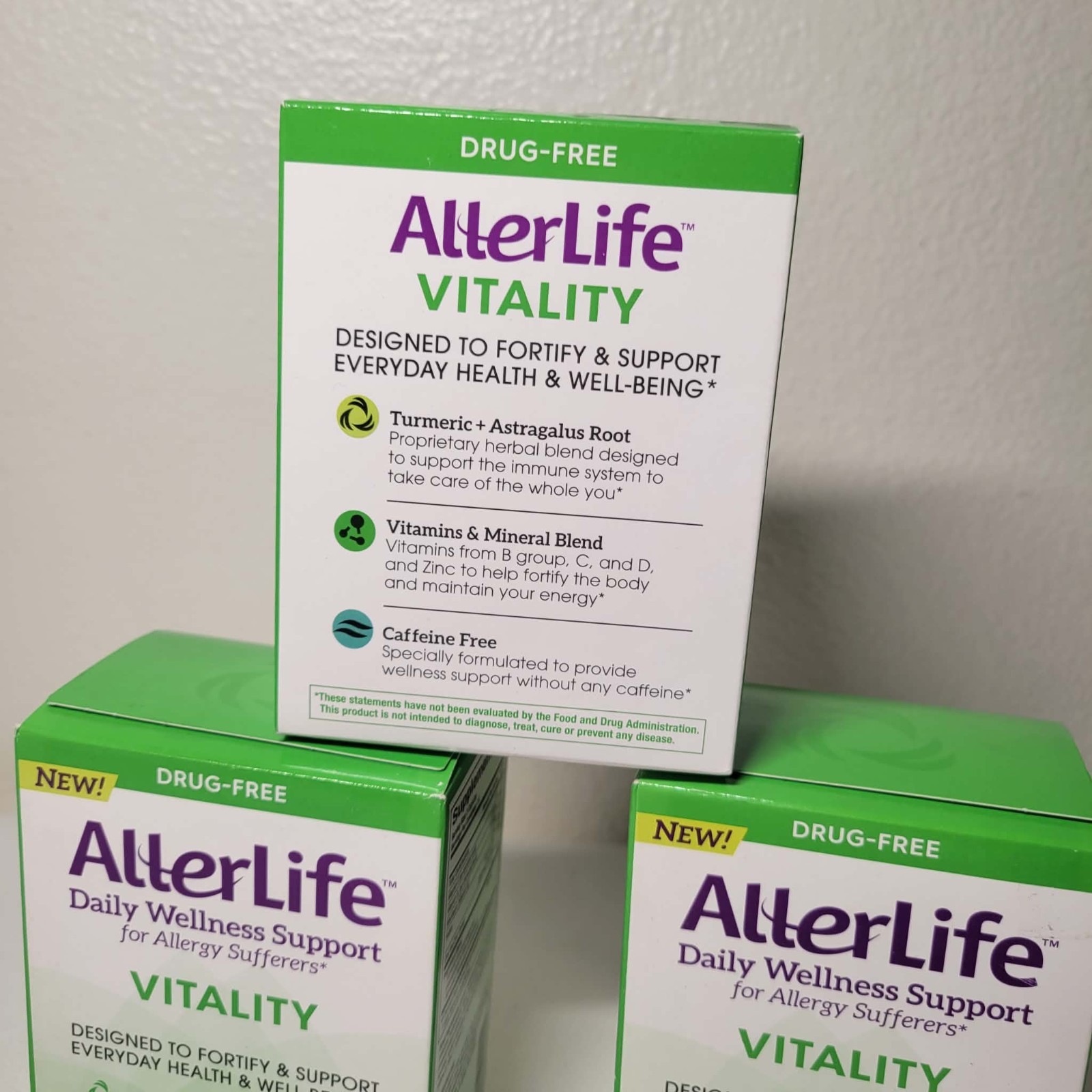 AllerLife Vitality Daily Dietary Supplements for Everyday Health (3 Pack)