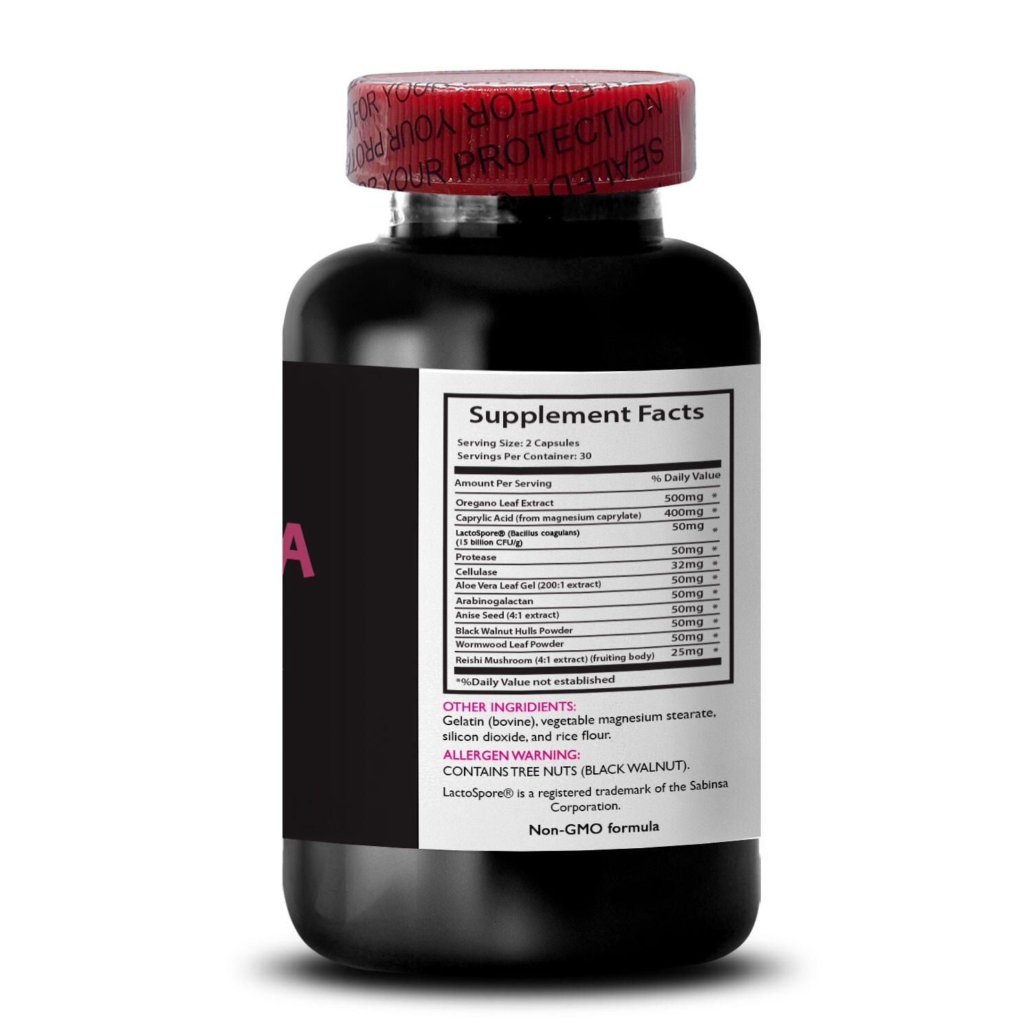 Black Walnut Hull detox – CANDIDA DETOX – Wormwood health benefits 1Bot