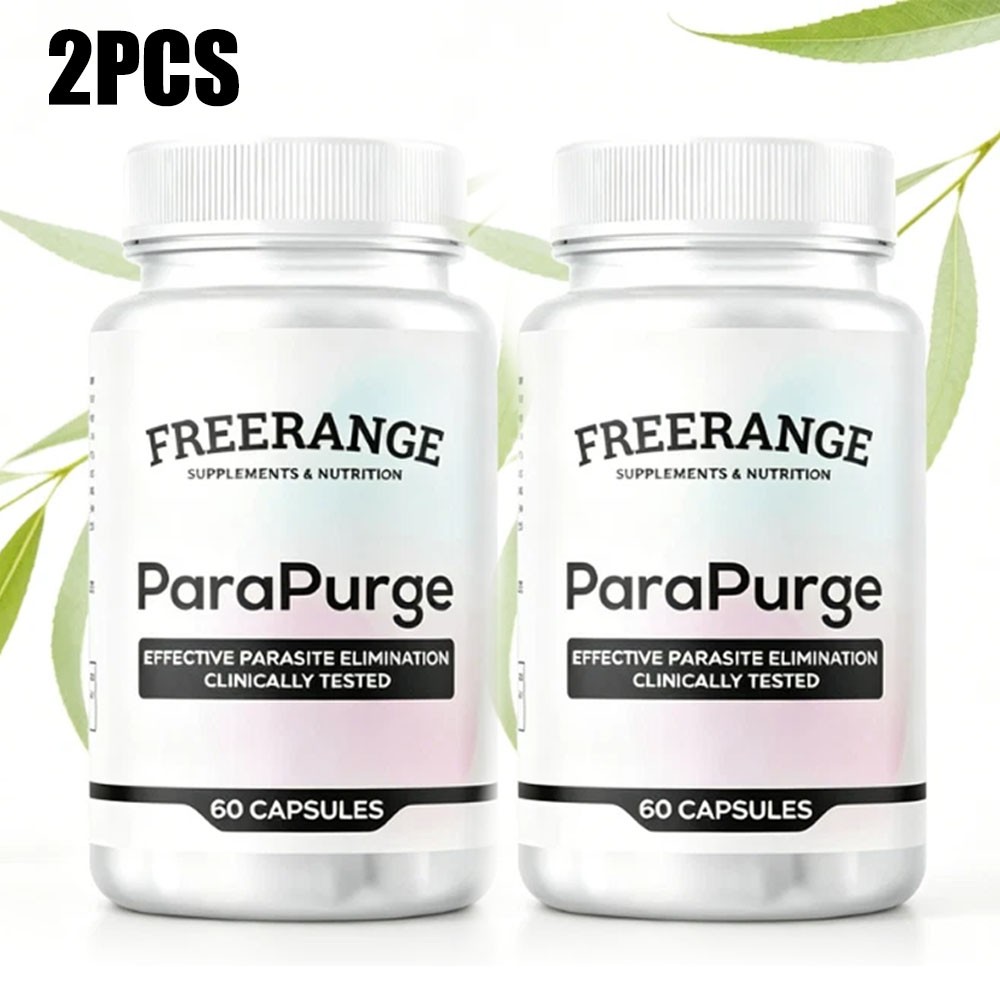 2 pack FreeRange ParaPurge Advanced Parasite Cleanser 60 Capsules