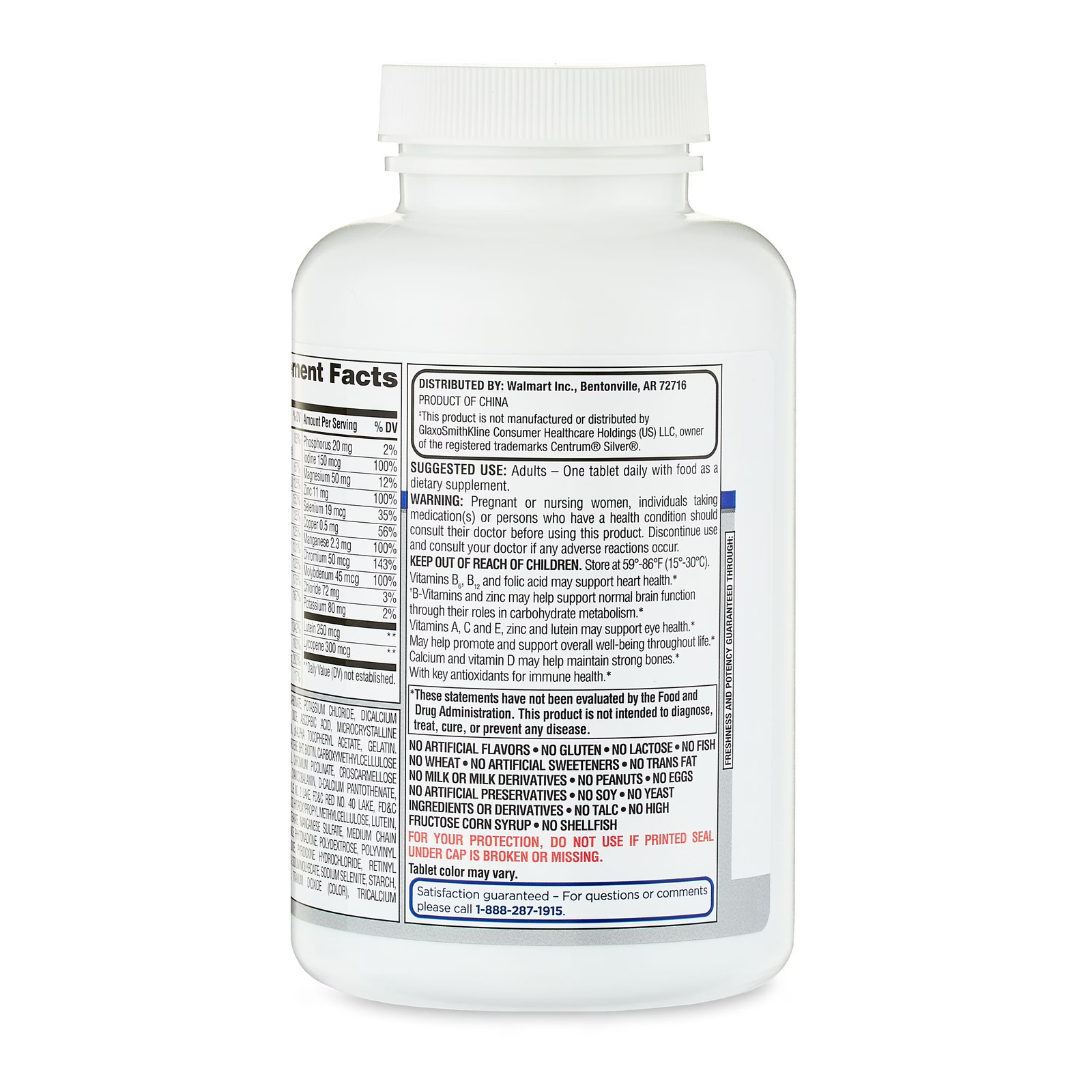 Complete Multivitamin Supplement for Adults