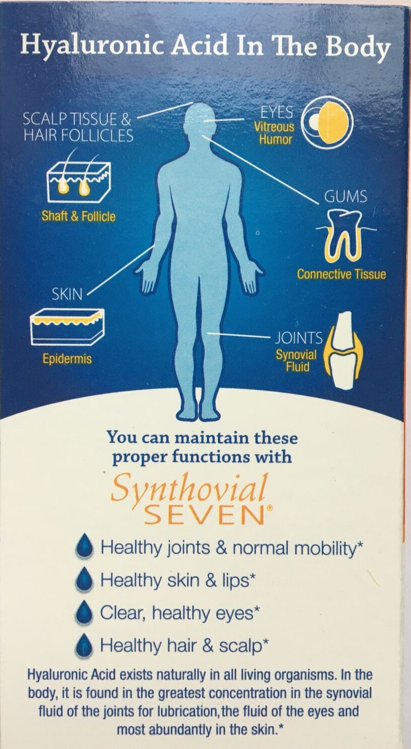 Hyalogic Synthovial Seven Hyaluronic Acid By Hyalogic – 1 Ounce (30 ml) 10/2025+
