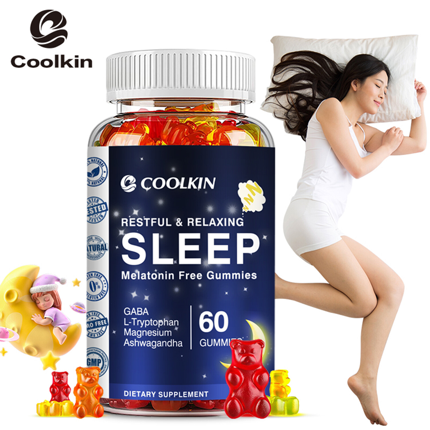 Sleep – L-Tryptophan, Ashwagandha – Promote Relaxation, Improve Sleep Health