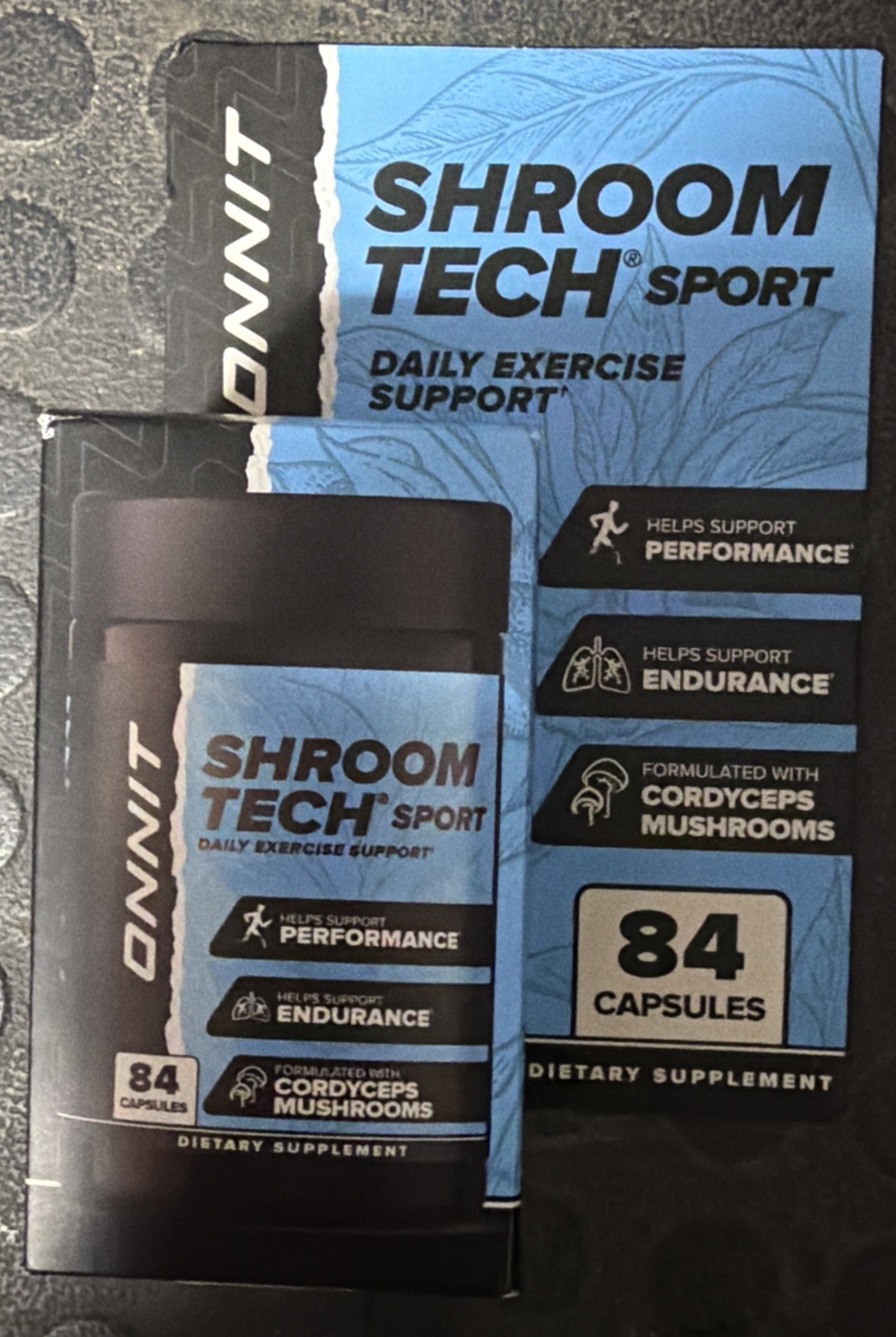 ONNIT Shroom Tech Sport Pre-Workout Energy Support Capsules 84 Ct 07/26 Exp.