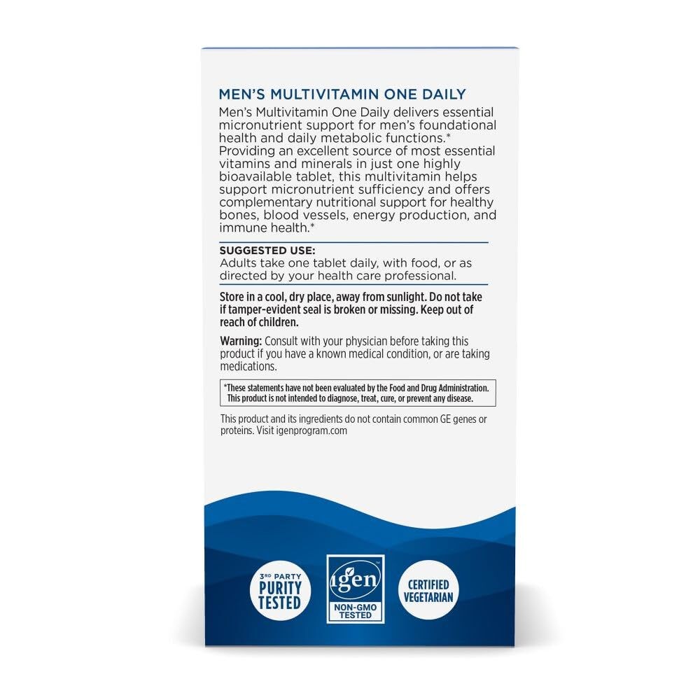 9/26 Nordic Naturals Men’s Multivitamin One Daily – Bone, Energy, & Blood-Vessel