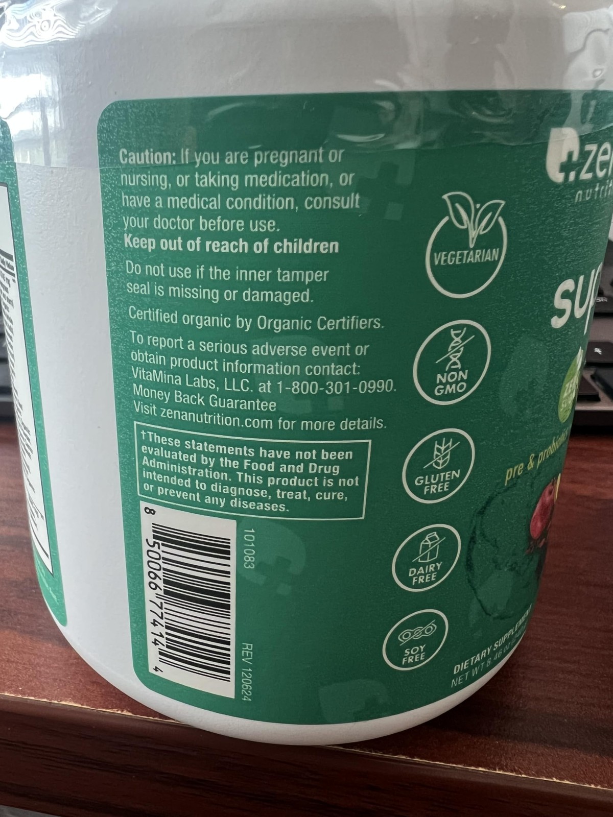 Organic Super Greens Powder, 70+ Superfoods, 0 Sugar, 3G Fiber, Spirulina, Ch…