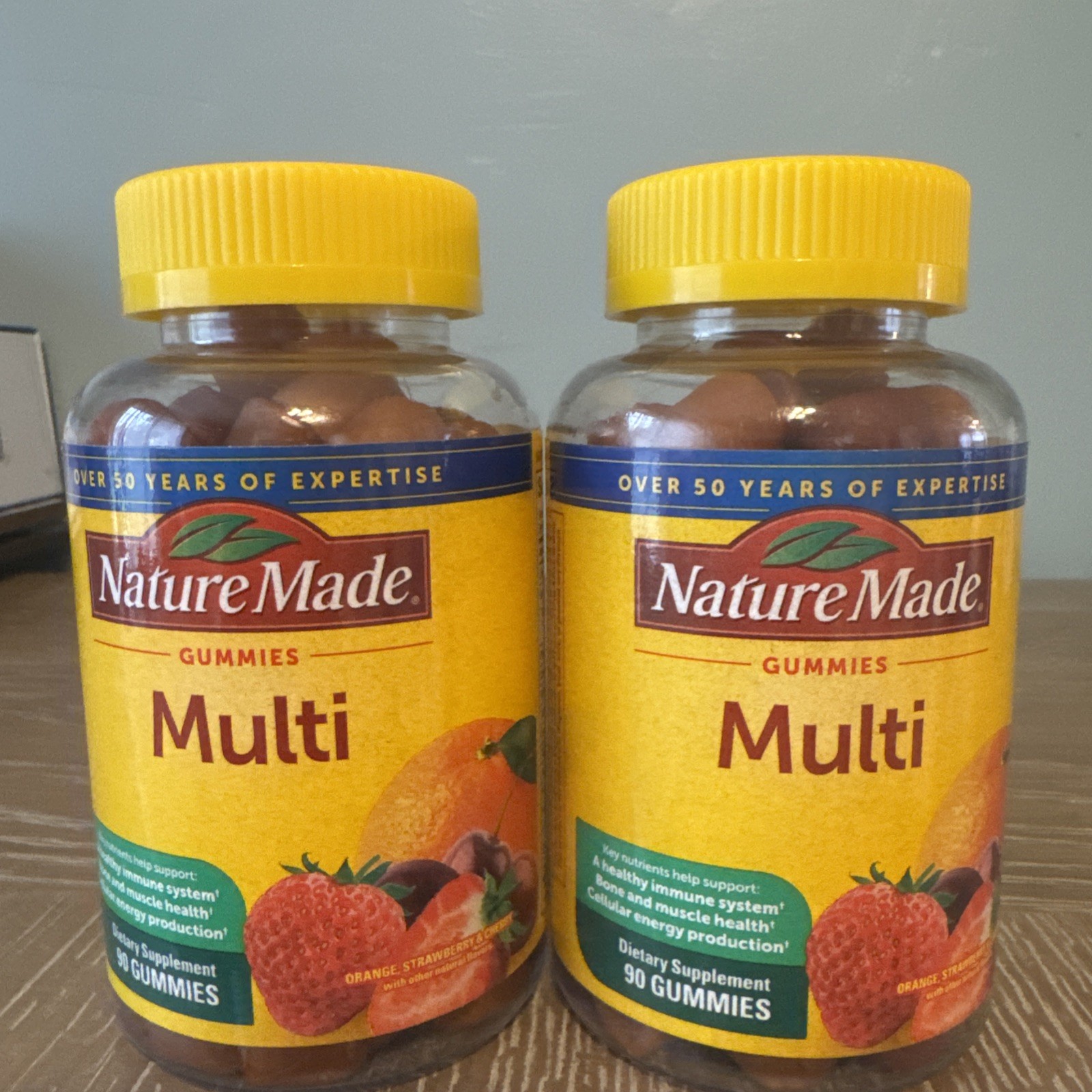2 Pack! Nature Made Multi Vitamins. 180 Total Gummies