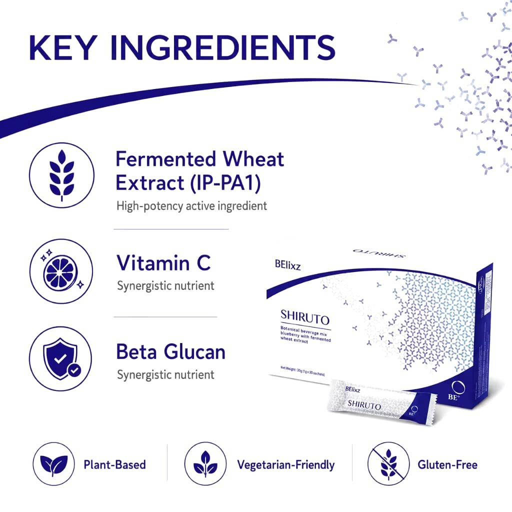 SHIRUTO BElixz -Vitamin of Immunity 30 sachets ORIGINAL
