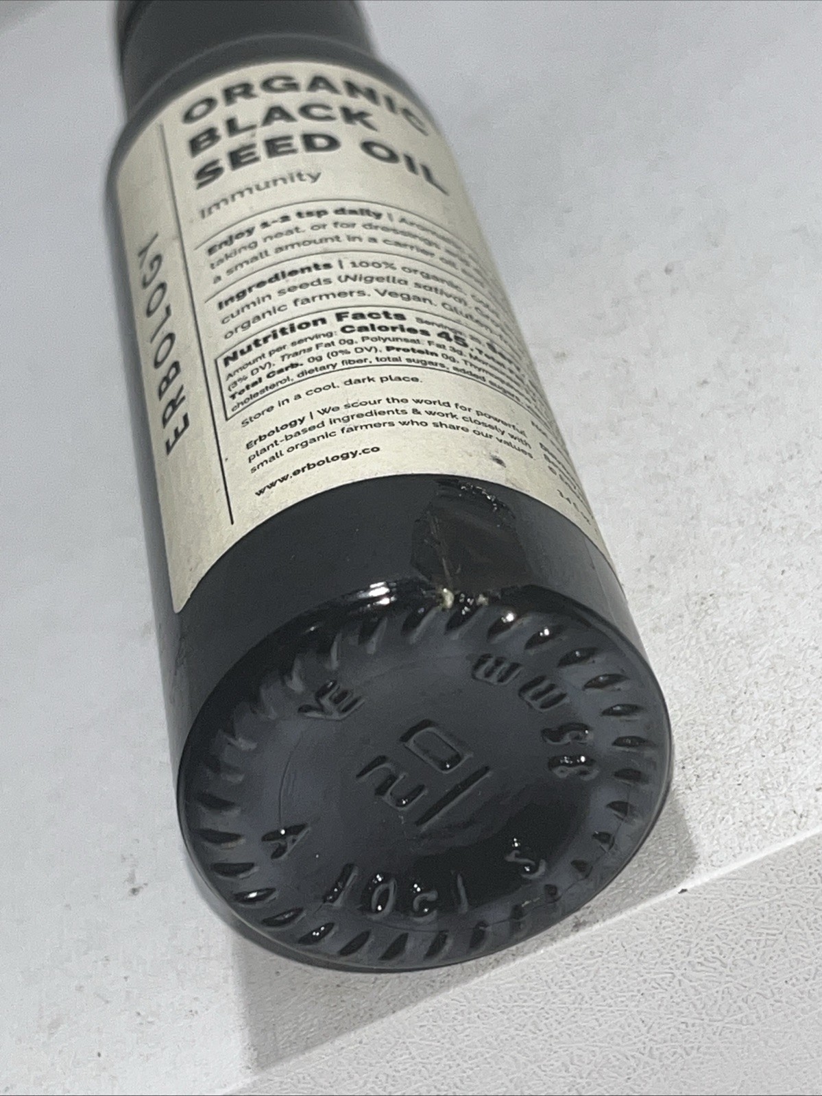 Sealed Organic Black Seed Oil, 3.4oz, Damaged Outer