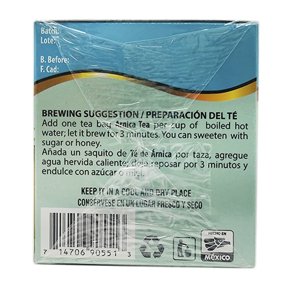 Anti-Inflammatory Herbal Arnica Tea to Reduce Pain & Swelling (25 Bags)
