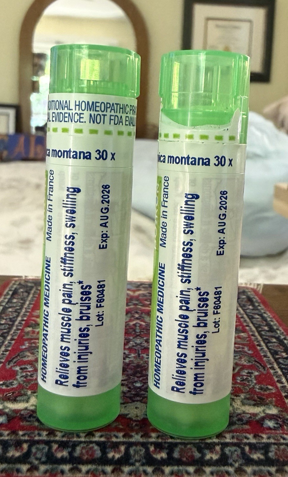 Boiron Arnica Montana 30X Homeopathic Medicine for Pain Relief, 2 Count