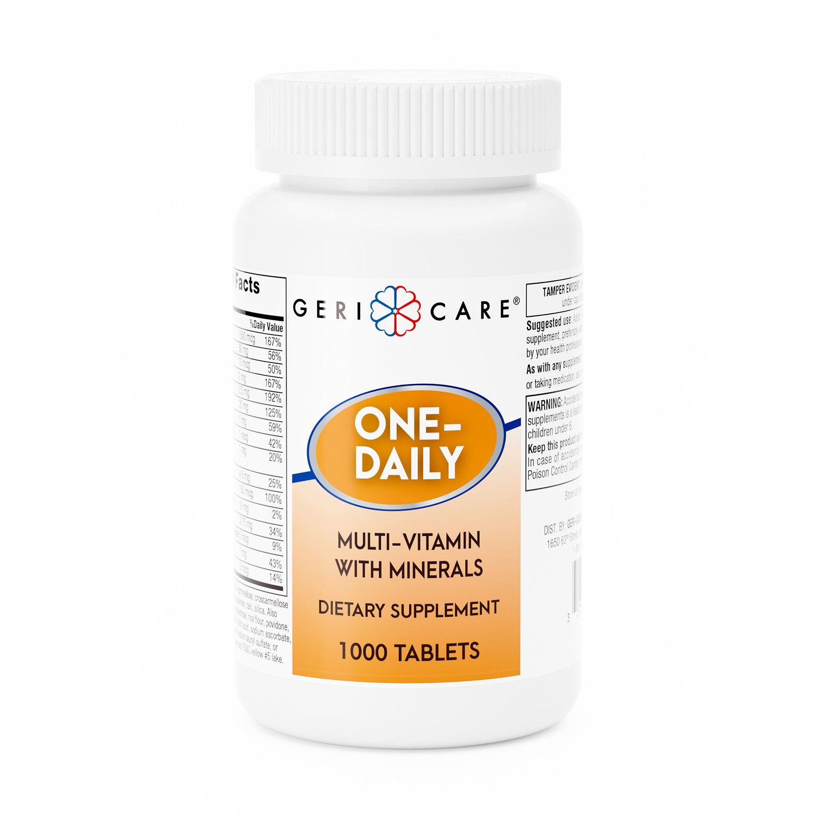 Geri-Care Multivitamin Tablet 531-10-GCP 1 Bottle 1000 per Bottle