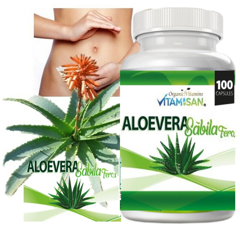 US Aloe vera naturals colon clean la gastritis bloating, aloe sabila caps digest