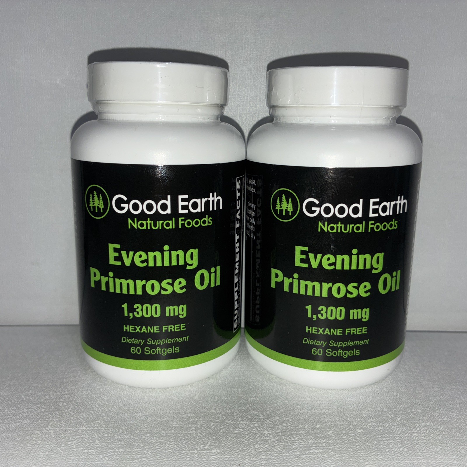 Lot Of 2- Evening Primrose Oil 1,300 Mg/ Hexan Free/ 60 Soft-gels/ Exp 10/2028