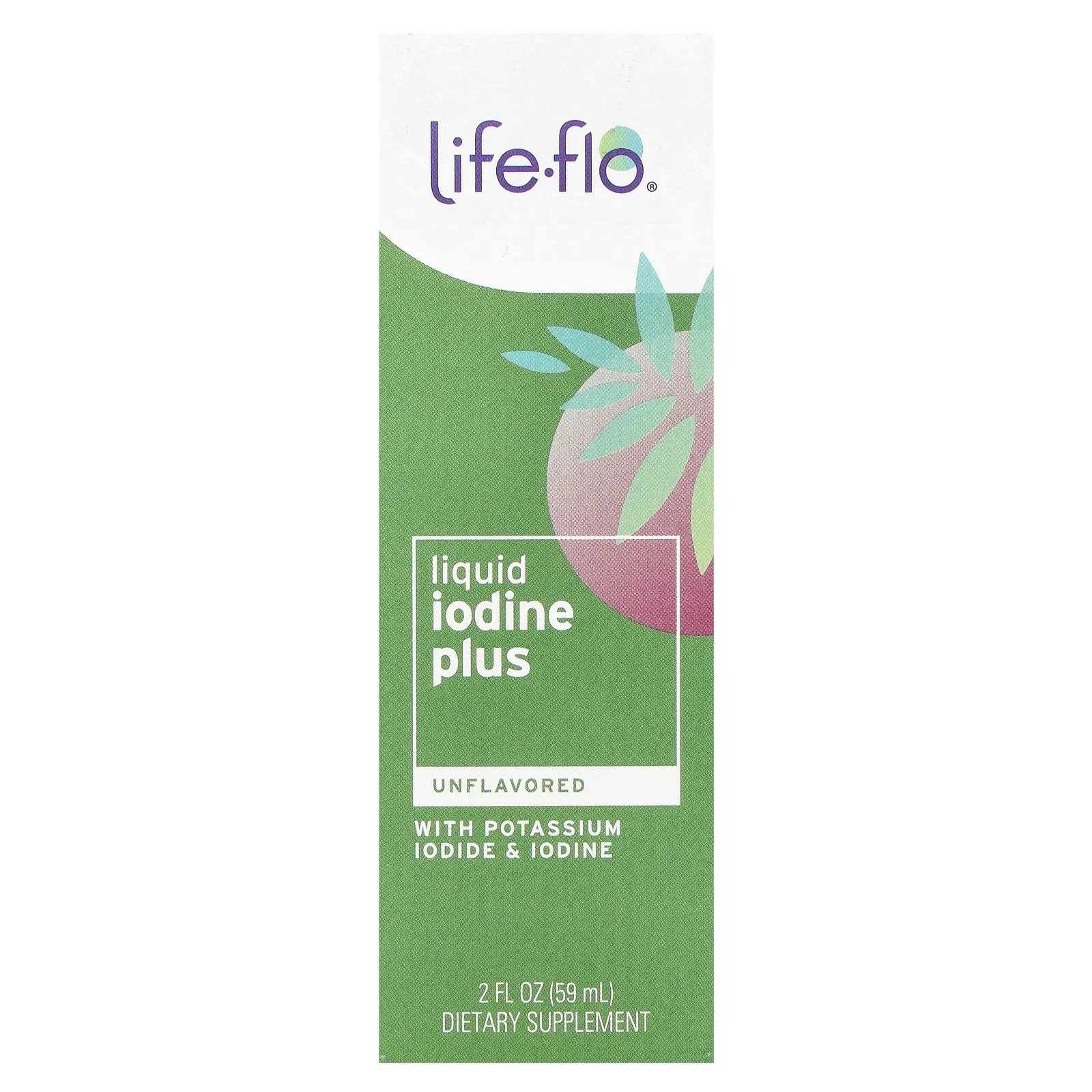 Life-Flo Liquid Iodine Plus Unflavored 2 fl.oz Each (Pack of 6)